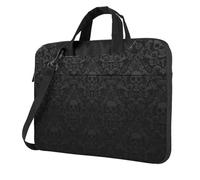 eeprty Gothic Wallpaper Skull Print Stylish Printed Laptop Bag Modern Retro Computer Tote For Her Unique Birthday Gift