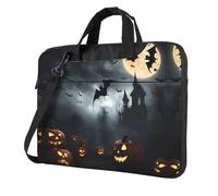 eeprty Halloween Flying Bats 4 Print Stylish Printed Laptop Bag Modern Retro Computer Tote For Her Unique Birthday Gift