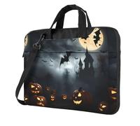 eeprty Halloween Flying Bats 4 Print Stylish Printed Laptop Bag Modern Retro Computer Tote For Her Unique Birthday Gift