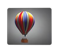 eeprty Hot Air Balloon Stable Grip Mouse Pad Desk Mat, Lock Edge with Non-Slip Rubber Bottom for Computer Laptop PC