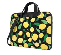 eeprty Lemon Fruit Print Stylish Printed Laptop Bag Modern Retro Computer Tote For Her Unique Birthday Gift