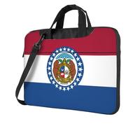 eeprty Missouri State Flag Print Stylish Printed Laptop Bag Modern Retro Computer Tote For Her Unique Birthday Gift