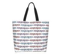 eeprty Monorail Train Large Tote Bag For Women, Durable Shoulder Bag With All-Over Print, Reusable Shopping Handbag For Work Travel