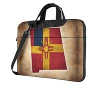 eeprty New Mexico Simple Flag Map Print Stylish Printed Laptop Bag Modern Retro Computer Tote For Her Unique Birthday Gift