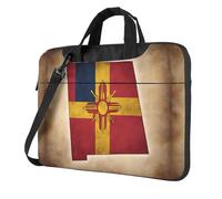 eeprty New Mexico Simple Flag Map Print Stylish Printed Laptop Bag Modern Retro Computer Tote For Her Unique Birthday Gift