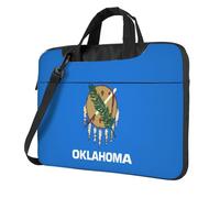 eeprty Oklahoma State Flag Print Stylish Printed Laptop Bag Modern Retro Computer Tote For Her Unique Birthday Gift
