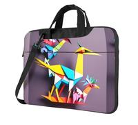 eeprty Origami Multicolor Papercraft Cranes 1 Print Stylish Printed Laptop Bag Modern Retro Computer Tote For Her Unique Birthday Gift
