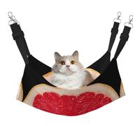 eeprty Pink Ripe Grapefruit Slice Pet Cage Hammock,Warm Pet Hammock,Soft Hanging Cat Bed Mat Winter Warm