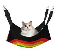 eeprty Rainbow Pet Cage Hammock,Warm Pet Hammock,Soft Hanging Cat Bed Mat Winter Warm