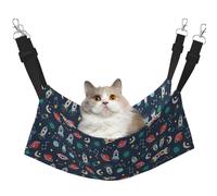 eeprty Rocket Clipart Space Ship Pet Cage Hammock,Warm Pet Hammock,Soft Hanging Cat Bed Mat Winter Warm