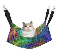 eeprty Tie Dye Pet Cage Hammock,Warm Pet Hammock,Soft Hanging Cat Bed Mat Winter Warm