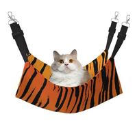 eeprty Tiger Stripe Pet Cage Hammock,Warm Pet Hammock,Soft Hanging Cat Bed Mat Winter Warm