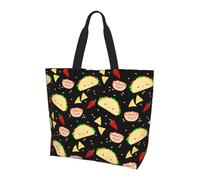 eeprty Tuesday Party Large Tote Bag For Women, Durable Shoulder Bag With All-Over Print, Reusable Shopping Handbag For Work Travel