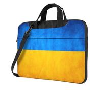 eeprty Ukrainian Flag Print Stylish Printed Laptop Bag Modern Retro Computer Tote For Her Unique Birthday Gift