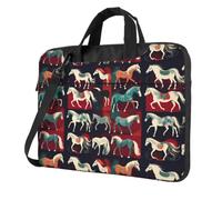 eeprty Various Kinds Of Horses Print Stylish Printed Laptop Bag Modern Retro Computer Tote For Her Unique Birthday Gift