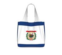 eeprty West Virginia state flag Printed Reusable Grocery Tote Bag, Foldable Shopping Bag 25L, Lightweight for Travel Daily Use