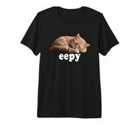 Eepy Cat, Silly Sleepy Cat Meme Premium T-Shirt