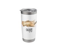 Eepy Cat, Silly Sleepy Cat Meme Stainless Steel Insulated Tumbler