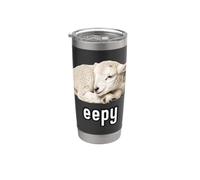 Eepy Lamb Cute Sleepy Sheep Meme Funny Stainless Steel Insulated Tumbler
