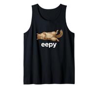 Eepy Squirrel Silly Sleepy Cute Meme Tank Top