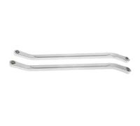 EEQANAO 2pcs Machined Alloy Rear Axle To Chassis Links For Rc for Ho-bby Model Car 1-10 Vrx for Oct-ane for Ve-tta for Kar-oo Ftx for Ou-tlaw Upgraded(Silver)