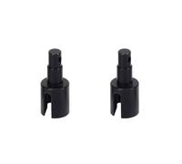 EEQANAO 45 steel Front Outdrive Set 12.9 * 25.2MM for 1-10 for Losi for Ba-ja RC car Upgrded part(Schwarz)