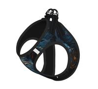 Eerie Elephant Print Soft Pet Harness and Leash Set, Adjustable Mesh Puppy Vest Harness for Small Medium Large Dogs and Cats