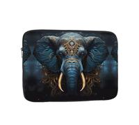 Eerie Elephant Printed Laptop Cover Portable Protective Case Suitable for Business Trips and Documents 10 inch