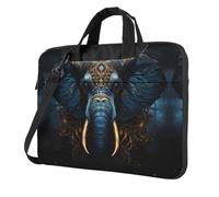 Eerie Elephant Printed Laptop Crossbody Bag Crossbody Briefcase Easy To Use When Traveling For Business 14 inch