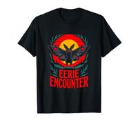 Eerie Encounter Gothic Mothman Occult Horror T-Shirt