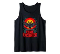 Eerie Encounter Gothic Mothman Occult Horror Tank Top