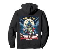 Eerie Gator Alligator Crocodile Halloween Pullover Hoodie