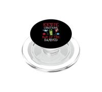 Eerie Libations: Bar of the Damn Bartender Halloween PopSockets PopGrip for MagSafe