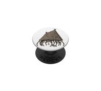 Eerie Mansion On Spider Legs Spooky PopSockets Adhesive PopGrip