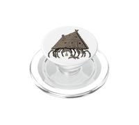 Eerie Mansion On Spider Legs Spooky PopSockets PopGrip for MagSafe