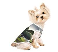 EerieEchoes Pet Breathable Sleeveless T-shirt L for Small Dogs and Cats Soft, Lightweight, Stylish