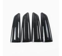 EERLHXWF Fit for Audi Q2 2018-2021, Car Inner Handle Decorative, Carbon Fiber Pattern Inner Door Handle Protect Cover Trim, ABS
