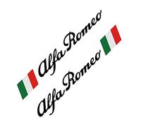 eeRmda Car Side Stickers, for Alfa Romeo Giulia 159 156 147 Giulietta MITO Stelvio Sportiva, Auto Vinyl Film Decals, Car Body Side Stripes, Car Accessories,Black