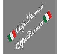 eeRmda Car Side Stickers, for Alfa Romeo Giulia 159 156 147 Giulietta MITO Stelvio Sportiva, Auto Vinyl Film Decals, Car Body Side Stripes, Car Accessories,White