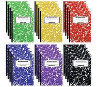 Eersida Mini Composition Notebook Composition Books Cute Marble Notebooks Journal Small Pocket Sized Notebooks Little Notebooks for Kids College School Office,3.4 x 4.7 inches (24 Pieces)