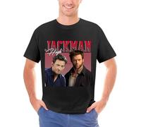 EERTUdwwh Hugh-Jackman-shirt-vintage-90-style-top-artist-retro-shirt-birthday-gift-shirtshirt Black