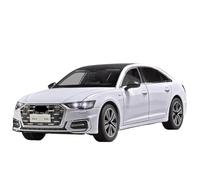 EERXKMWML Diecast 1:18 For A6 Alloy Car Models Exquisite Finished Scale Vehicle Model Kit Display Souvenirs Collection(White)