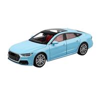 EERXKMWML Diecast 1:24 For A7 Alloy Car Models Exquisite Finished Scale Vehicle Model Kit Display Decor Collection(SKY BLUE)