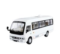 EERXKMWML Diecast 1:24 For Coaster Scale Alloy Car Models Realistic Openable Door Finished Vehicle Model Collection(White)