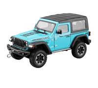 EERXKMWML Diecast 1:24 For Wrangler Rubicon SUV Alloy Car Models Exquisite Finished Scale Vehicle Model Kit Display Decor Collection(Blue)
