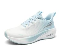 Eestfy Men & Women Breathable Mesh Running Shoes with Soft EVA Cushioning, Lightweight Comfort for Daily Jogging and Fitness,WhiteSeafoam,6 UK