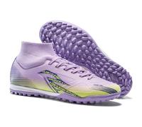 Eestfy Men & Women Professional Soccer Cleats TF & FG Studs Durable Anti-Slip Design for Turf & Grass Fields with Full Size Range Available,Lilac TF,7 UK