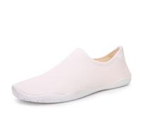Eestfy Water Shoes for Men Women Quick-Dry Barefoot Beach Swim Shoes Lightweight Breathable Aqua Socks for Surfing, Running, Pool, Yoga, Walking & Driving,White,7.5 UK