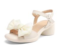 Eestfy Women's Everyday Sandals Lightweight Platform Open Toe Slingback Walking Shoes for Vacation & City Travel Soft Cushioned Sole Design,Beige,9 UK