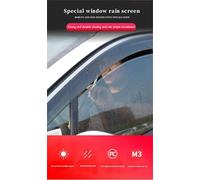 EESWCSZZ3 Wind Deflectors For VW Golf 7 MK7 2014-2019 PC, Keep Your Car Ventilated In Rain - Reduce Wind Turbulence